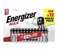 Energizer Max Micro (AAA) Lot de 12 Piles alcalines au manganèse 1,5 V