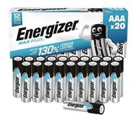 Energizer Piles alcalines Max Plus AAA (LR03) – Pack de 20