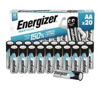 Energizer Piles alcalines Max Plus AA (LR6) 1,5 V – Lot de 20