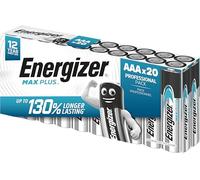 Energizer® Max Plus™ Lot de 20 piles alcalines AAA LR03 1,5 V (20 pièces)