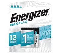 Energizer, MaxPlus Pile alcaline AAA, 4 Piles, Blanc/Bleu