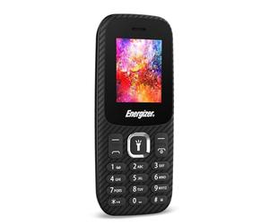 Energizer - Mobile E13-2G - Téléphone Portable Double Sim - Noir - Mini SIM - Débloqué - Batterie 1000 mAh - Radio FM, Torche LED, Carte SD