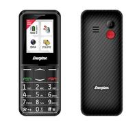 Energizer - Mobile E4 - Téléphone Senior Débloqué 2G - Bouton SOS - Batterie 1000 mAh - Clavier à Touches - Double Sim - FM Radio - Torche - Noir