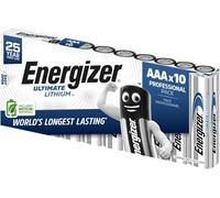 10x Energizer Ultimate Lithium AAA L92 Batterie 1,5V 1260 mAh FR03 Bulk