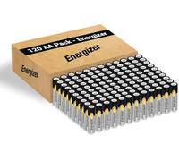 Energizer - Pack Industriel de 120 Piles AA, Longue durée pour Une Utilisation Quotidienne, sans sulfatation et maintient la Charge 10 Ans