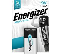 Energizer PILAS Alkaline Max Plus ENR 9V 522 BP1 BR Pile E301323300 Chrome