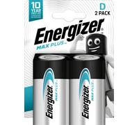 Energizer Max Plus Alkaline (2 pcs, D, 16000 mAh), Pile