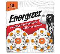 Energizer Pile 13 pour appareil auditif – Performances longue durée – Lot de 16 – Conservation 4 ans