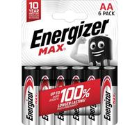 ENERGIZER Pile alacaline Max AA/LR6, pack de 6 ENERGIZER - LA BOITE DE 6 PILES