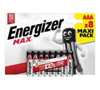 Energizer Pile alcaline AAA / LR3 Max - Lot de 8