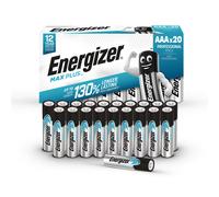 Energizer Pile alcaline AAA / LR3 Max Plus - Lot de 20