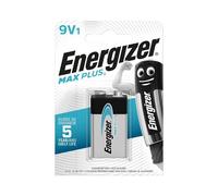 Energizer® - Pile Alcaline MAX PLUS™ 9V (Pack 1)