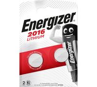 Energizer Pile bouton CR 2016 Lithium 3 V 90 mAh – 2 pièces