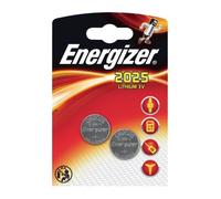 ENERGIZER Pile bouton au Bouton Lithium CR2025 3 V 2-Blister