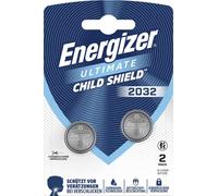 Energizer Pile bouton CR2032 Ultimate Lithium 3V 235 mAh Lot de 2
