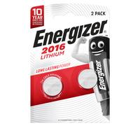 Pile bouton CR 2016 lithium Energizer 90 mAh 3 V 2 pc(s)