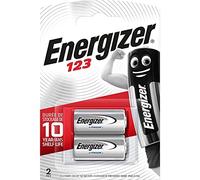 Energizer Pile CR123, Piles Lithium, Lot de 2