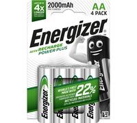 Energizer Pile rechargeable AA / HR6 Power Plus - 2000 mAh - Lot de 4