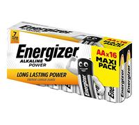 Energizer Piles AA / LR6 Alcaline Power Maxi Pack 16 pièces