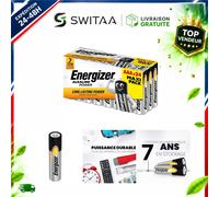 Energizer Piles AAA Alcaline Power Lot de 24 piles longue durée