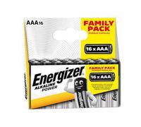 ENERGIZER Piles alcalines AAA/LR03, paquet de 16