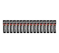 Energizer Piles Alcalines LR03/AAA 1,5V Power, Les 16 Piles Noir