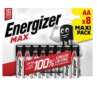 Energizer Piles LR06/AA Max+Power - Les 8 piles