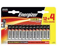 Energizer Piles Max AAA, Lot de 16