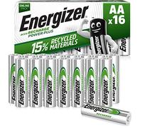 Energizer Piles Rechargeables AA, Recharge Power Plus, Lot de 16