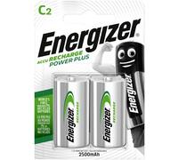 Energizer – Piles rechargeables Power Plus HR14 (C) 2500 mAh – Lot de 2