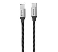 Energizer(R) Câble USB-C vers USB-C tressé de 2,4 m, noir