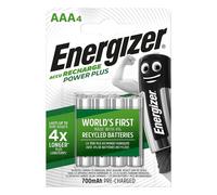 Energizer Recharge Power Plus - Batterie 4 x AAA - NiMH - (rechargeables) - 700 mAh