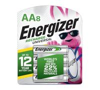 Energizer Recharge Universal, AA, 8 Batterie Rechargeable - Batteries Rechargeables (AA, 8, AA, Vert, Argent, 8 pièce(s))