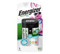 Energizer Recharge Value Chargeur avec 4 Piles AA NiMH Rechargeables incluses Chargeur et Piles Pro Charger w/ 4-AA Noir
