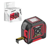 Energizer - Télémètre Laser 2 en 1, Mètre Laser 40m & Ruban à Mesurer 5m, Écran LCD, Rechargeable USB-C, Mètre à Ruban Laser Numérique Mesureur de Volume - Batterie Longue durée
