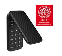 Téléphone à clapet E282SC - 4G LTE - Batterie 1400 mAh - Double Sim Nano SIM - Garanti 3 Ans - Noir - Débloqué - Caméra 2MP