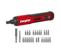 Energizer - Tournevis Électrique 3,6V- Batterie 1500mAh Rechargeable Cable USB-C (Inclus)- 26 Embouts de Vissage Inclus - 3 NM - Idéal pour le montage, le démontage et les petits travaux