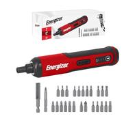 Energizer Tournevis Électrique Sans Fil 3,6V, 26 Embouts Magnétiques, Léger | Format stylo de 250 g, embouts PH, plats, Pozidriv et hexagonaux, batterie lithium 1500 mAh, atteint les vis dans les angles