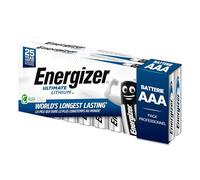 20 piles Energizer Ultimate Lithium AAA - Pile stylet Longue Durée pour appareils Torches Jouets et Caméras