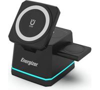 Energizer WCP307 Chargeur magnétique sans fil 3-en-1 MagSafe Chargement rapide Noir