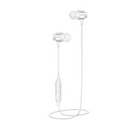 Energizer Wireless Bluetooth 5.0 Metal Earphones White