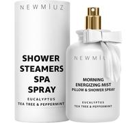 Energizing Shower & Pillow Spray Peppermint Eucalyptus Tea Tree Essential Oils Natural Fast Acting Aromatherapy Mist For Relaxation Calming Stress Clear Sinus Cooling Relief Luxury Self Care Gift