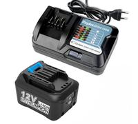 Energup 12V 4.0Ah Batterie pour Makita Batterie 12V avec Chargeur DC10SB | Compatible avec DC10WD Remplacement pour Makita BL1041B BL1040B BL1016 BL1020B BL1021B