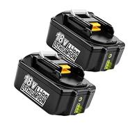 Energup 2Pcs 18V 5.5Ah Batterie pour Makita Batterie 18V BL1850B BL1860 BL1850 BL1830 BL1840B BL1845 BL1835 BL1815 avec Indicateur LED