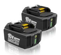 Energup 2Pcs 18V 5000mAh BL1850B Batterie pour Makita Batterie 18V BL1850 BL1850B BL1860 BL1840 BL1830 BL1820 BL1815 LXT400 avec Indicateur LED