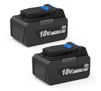 Energup 2X 18V 6500mAh Batterie pour Dewalt Batterie 18V DCB181 DCB182 DCB184 DCB200 DCB201 DCB205