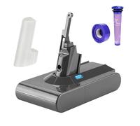 ENERGUP V8 4600mAh Batterie de Remplacement pour Dyson V8 Animal/Absolute/Motorhead/Fluffy avec 2 Filtres