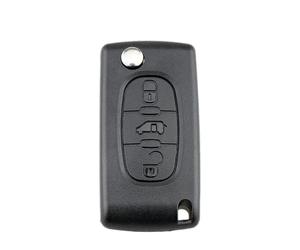 Energy 01 - Coque Clé Compatible Citroen C2 C3 C4 C5 C6 C8 Xsara Picasso Berlingo - Peugeot 207 307 308 407 408 3008 5008 Partner 807 1007 - Fiat ULYSSE (3 Boutons - Peugeot, VA2 - CE0523)