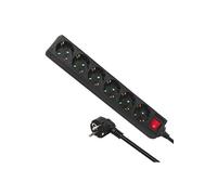 Maclean MCE195G 6 prises bande de puissance 5m avec commutateur multiples prises fiche bande protection de l'enfance Schuko 3500W