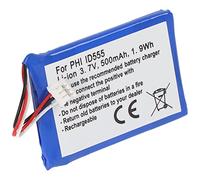 Energy 4047038236205 - Batterie pour téléphone Philips id555, id5551b/38, id5552b/38 (Thomson 5-2762, 5-2770), ge 28115fe1, 28115fe1-a, 28106fe1, 28118fe1. 1, 281 18fe1 dect6.0 ultraslim li-polymère,